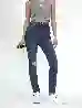 Resim Skinny Fit Normal Bel Yırtık Detaylı Jean Pantolon