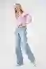 Resim Yuksek Bel Wide Leg Jean