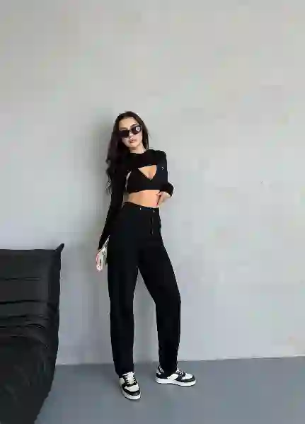 Resim Jogger Jeans Pantolon