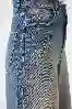 Resim Yuksek Bel Bol Kesim Wide Leg Jean