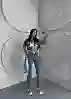 Resim Yüksel Bel Mom Jeans