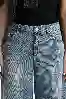 Resim Wide Leg Denim Jean Pantolon