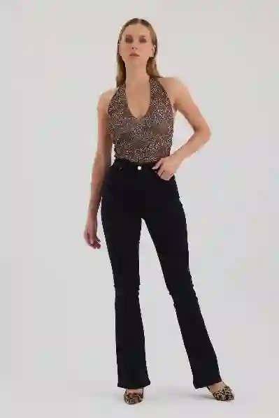 Resim Yüksek Bel Flare Jeans