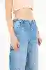 Resim Yan Cep Detaylı Denim Pantolon