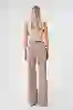 Resim Çarpraz Kemerli Yuksel Bel Wide Leg Jean