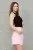Resim Pembe Pilili Mini Şort
