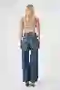 Resim Yuksek Bel Straight Jean