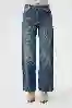 Resim Yuksek Bel Straight Jean