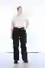 Resim Büyük Beden Siyah Yüksek Bel Wide Leg Jeans