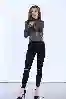 Resim Yüksek Bel Arkadan Cepli Skinny Jeans Pantolon