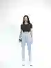 Resim Super Skinny Jegging Fit Yüksek Bel Jean Pantolon