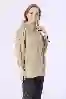 Resim Bej Cep Detaylı Denim Ceket
