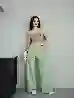 Resim Wide Leg Jeans Pantolon