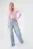 Resim Yuksek Bel Wide Leg Jean