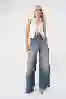Resim Yuksek Bel Bol Kesim Wide Leg Jean