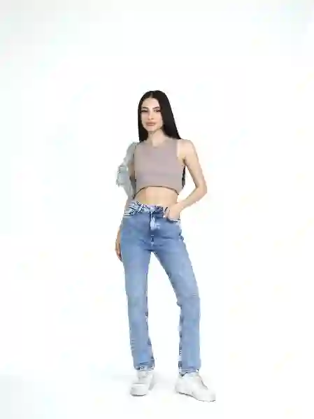 Resim Kadın Lazerli Slım Jean